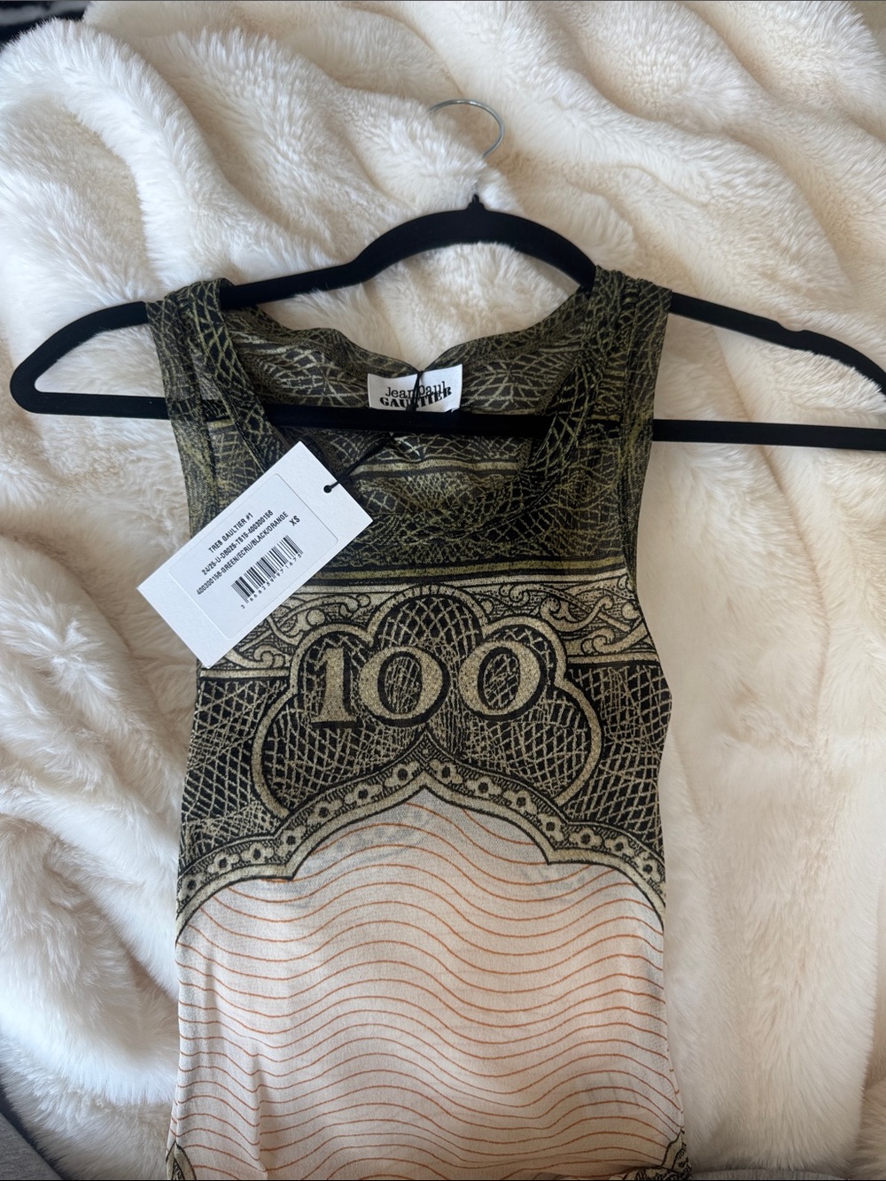 Jean Paul Gaultier Cartouche Mesh Tank Top - Picture 3 of 3